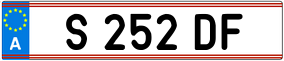 Truck License Plate